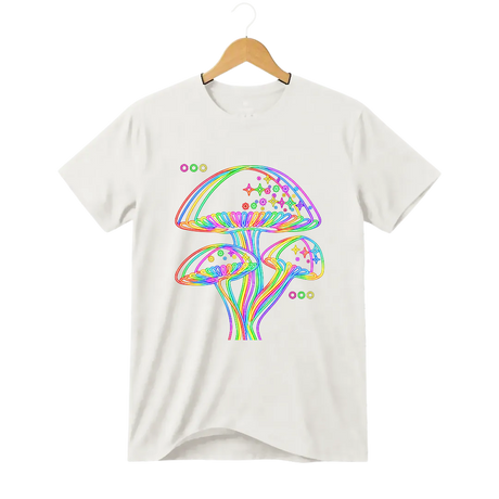 Camiseta Cogumelo Neon do Micélio