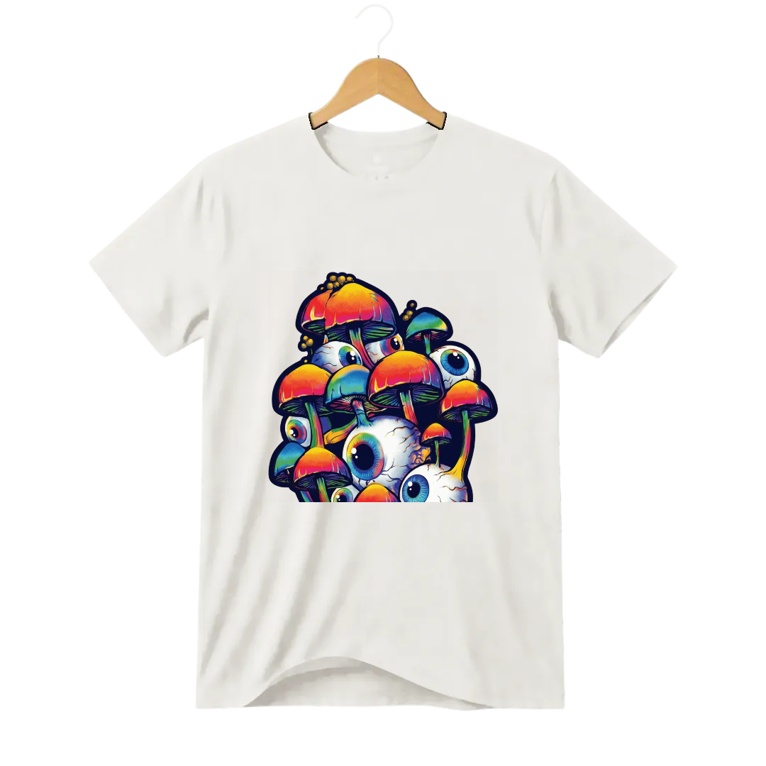 Camiseta Cogumelo O Bosque Observa