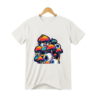 Camiseta Cogumelo O Bosque Observa