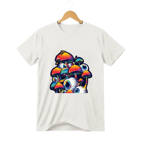 Camiseta Cogumelo O Bosque Observa