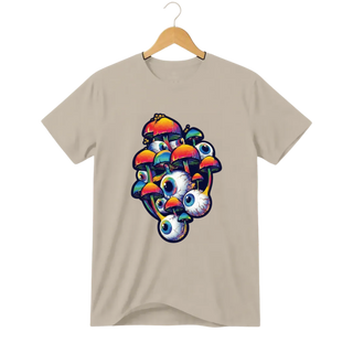 Camiseta Cogumelo O Bosque Observa
