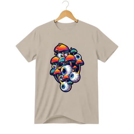 Camiseta Cogumelo O Bosque Observa
