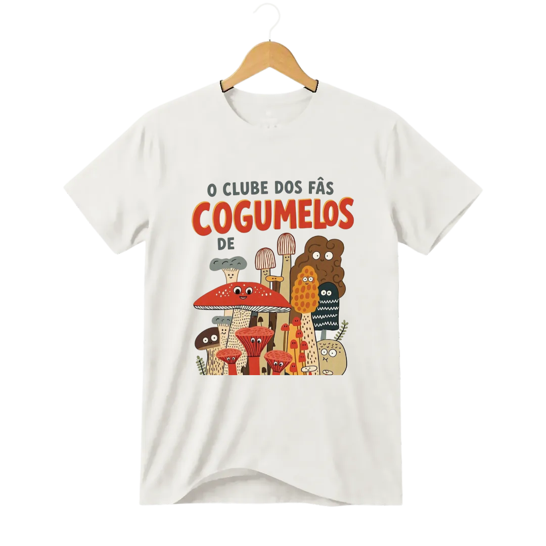 Camiseta Cogumelo O Clube dos Fãs