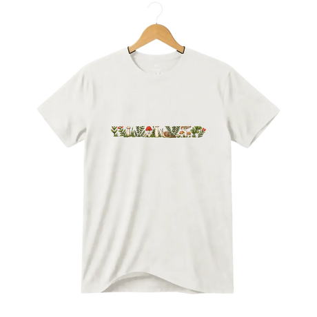 Camiseta Cogumelo Rente ao Chão