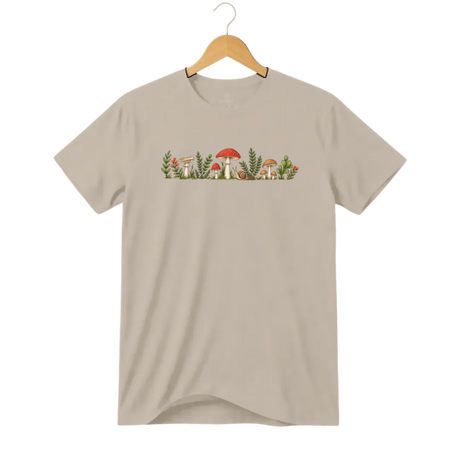 Camiseta Cogumelo Rente ao Chão
