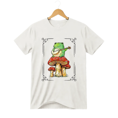 Camiseta Sapo Serenata no Cogumelo