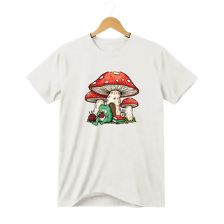 Camiseta Cogumelo Sapo Tricoteiro