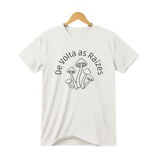 Camiseta Cogumelo Selo De Volta às Raízes