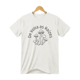 Camiseta Cogumelo Selo De Volta às Raízes