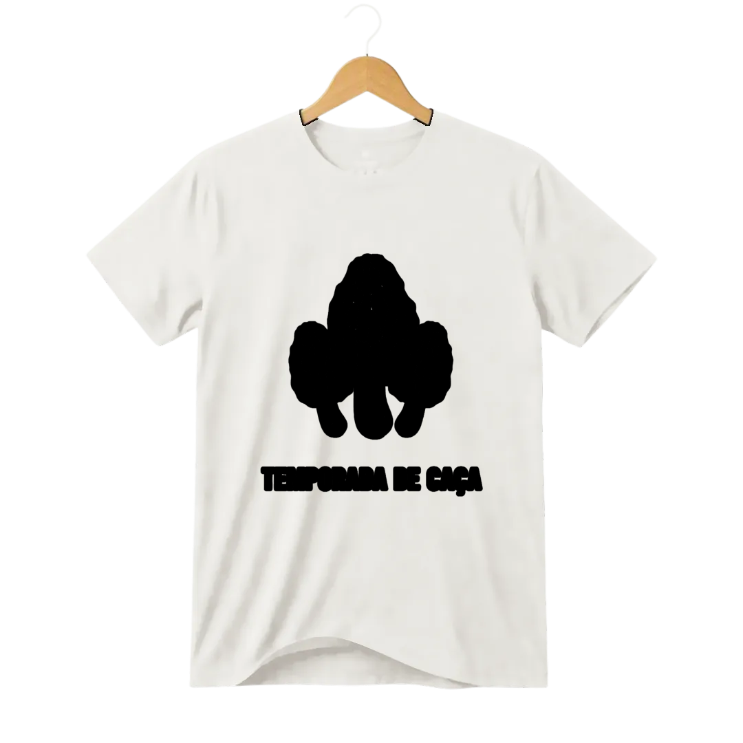 Camiseta Cogumelo Temporada de Caça