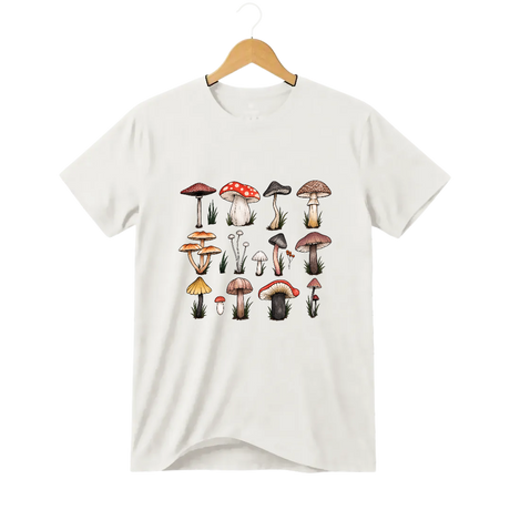 Camiseta Cogumelo Treze Chapéus
