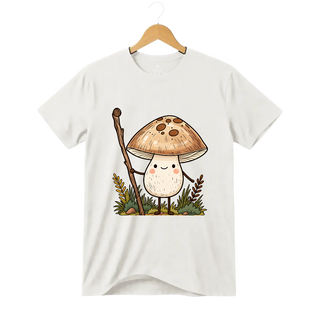 Camiseta Cogumelo Um Passo de Cada Vez