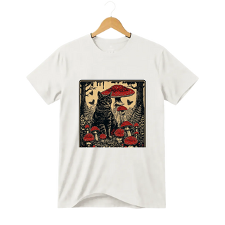 Camiseta Cogumelo Vigília do Gato