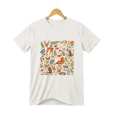 Camiseta Cogumelo Vizinhos de Floresta