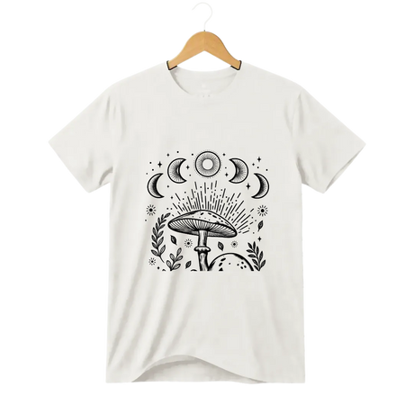 Camiseta Cogumelos da Lua
