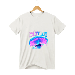 Camiseta Cogumelo Roxo Místico