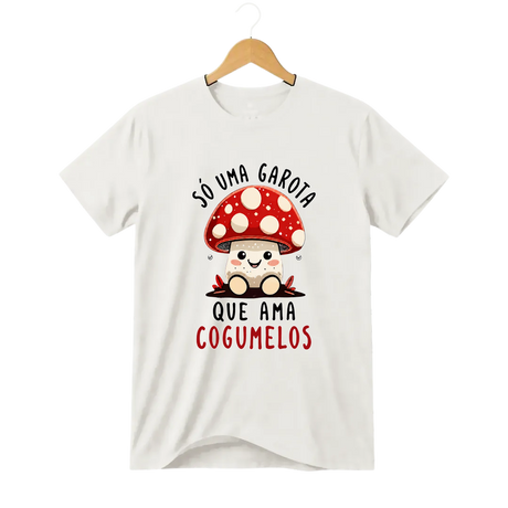 Camiseta Garota Cogumelo