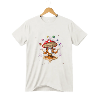 Camiseta Budda Cogumelo e Universos