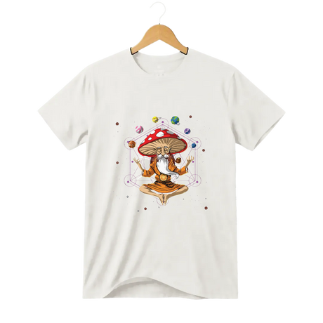 Camiseta Budda Cogumelo e Universos