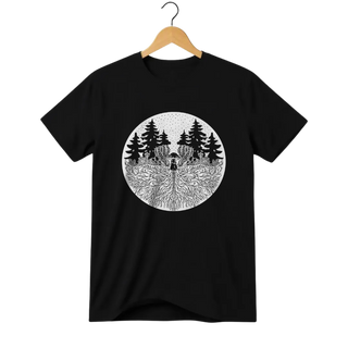 Camiseta Cogumelo O Que Está Embaixo
