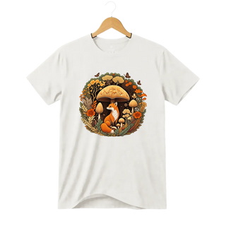Camiseta Cogumelo Raposa da Clareira