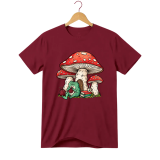 Camiseta Cogumelo Sapo Tricoteiro