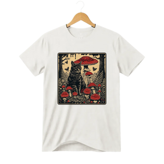 Camiseta Cogumelo Vigília do Gato