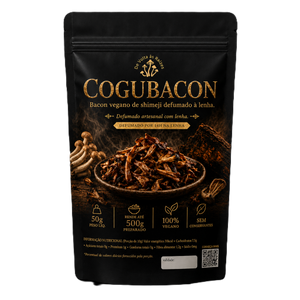 Cogubacon – Bacon Vegano de Shimeji Defumado à Lenha 50g