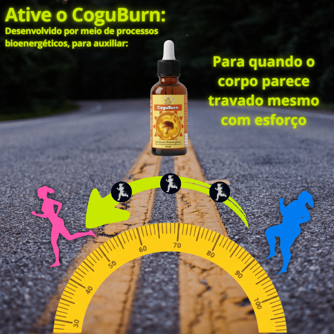 CoguBurn (Composto Bioenergético) Cogumelo do Sol – 30 ml
