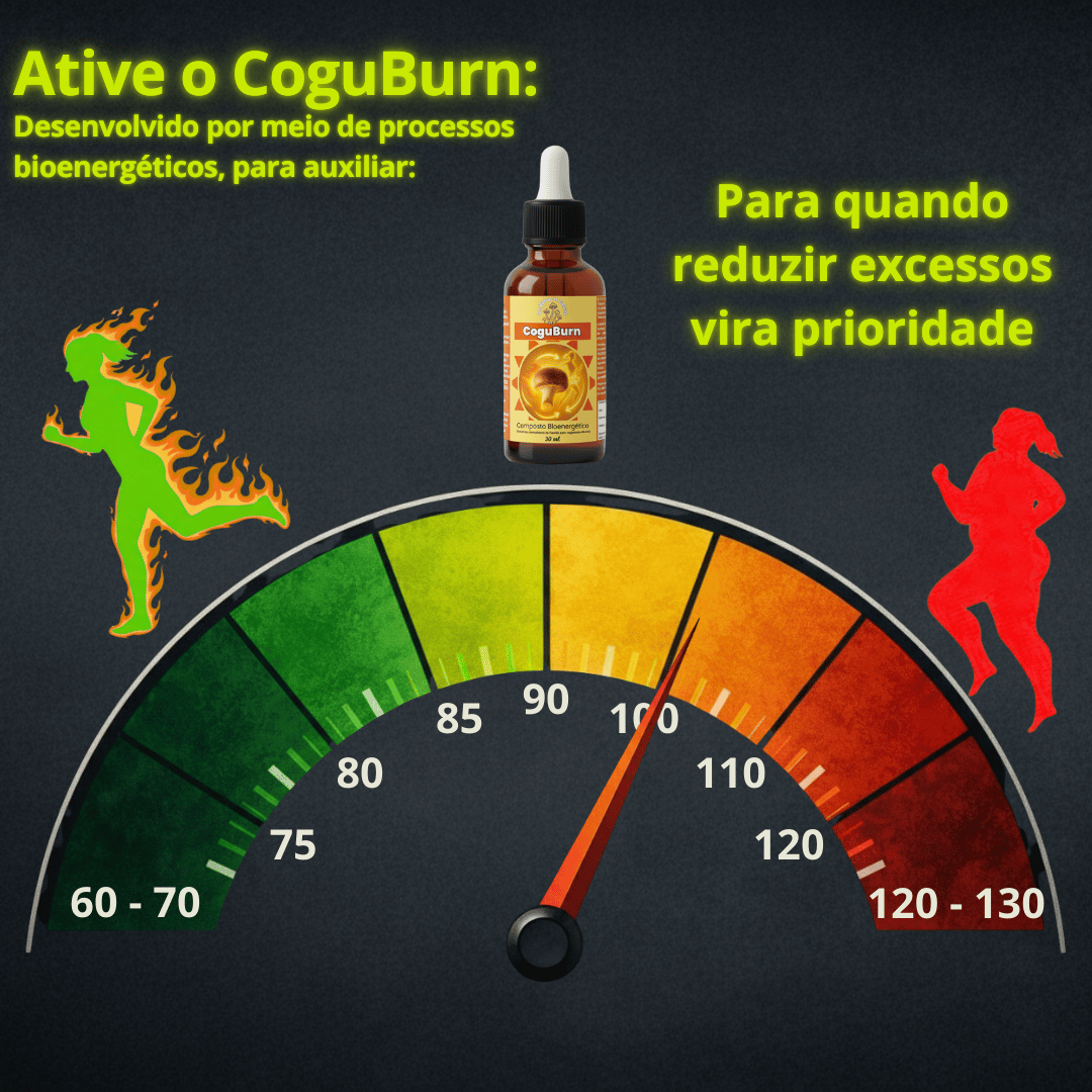 CoguBurn (Composto Bioenergético) Cogumelo do Sol – 30 ml