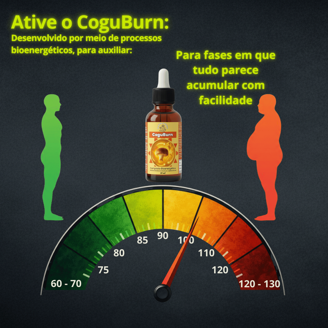 CoguBurn (Composto Bioenergético) Cogumelo do Sol – 30 ml