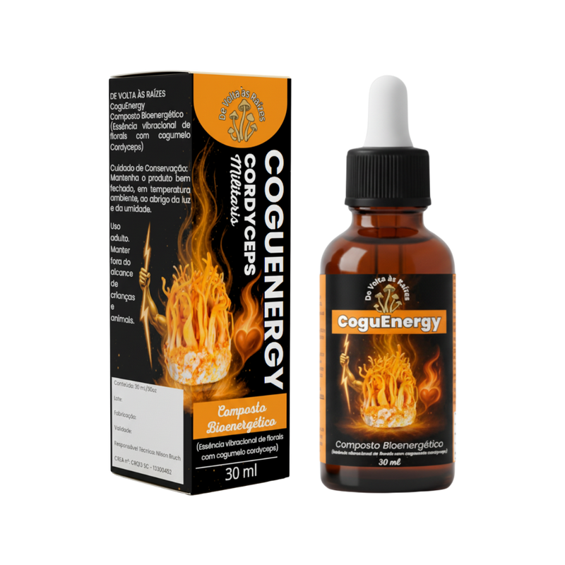 CoguEnergy (Composto Bioenergético) Cogumelo Cordyceps – 30 ml