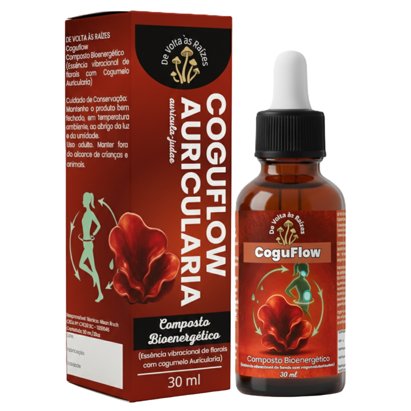 CoguFlow (Composto Bioenergético) Cogumelo Auricularia – 30 ml