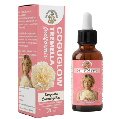 CoguGlow Gotas (Composto Bioenergético) Cogumelo Tremella fuciformis – 30 ml