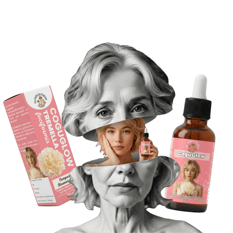 CoguGlow Gotas (Composto Bioenergético) Cogumelo Tremella fuciformis – 30 ml