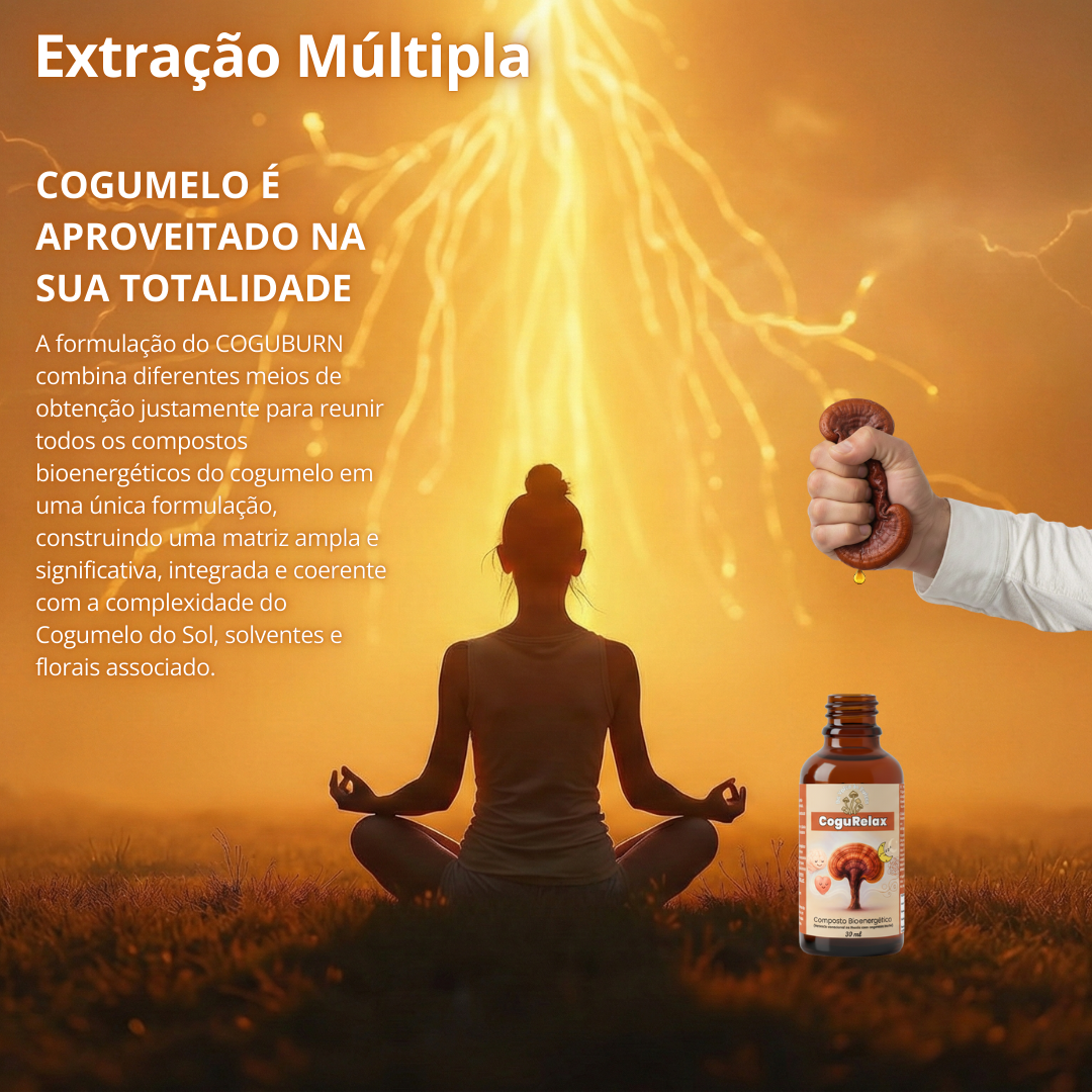 CoguRelax (Composto Bioenergético) Cogumelo Reishi – 30 ml