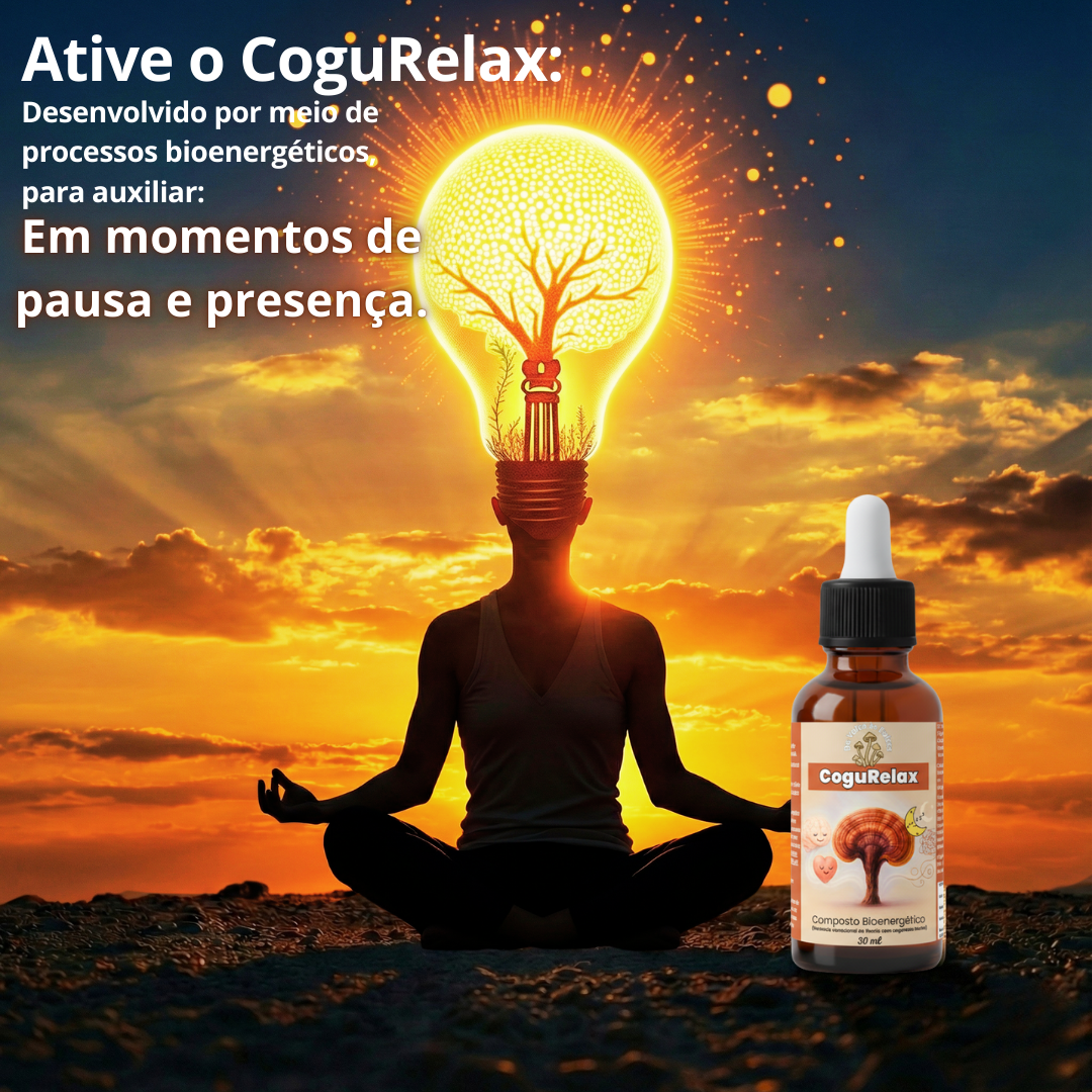 CoguRelax (Composto Bioenergético) Cogumelo Reishi – 30 ml