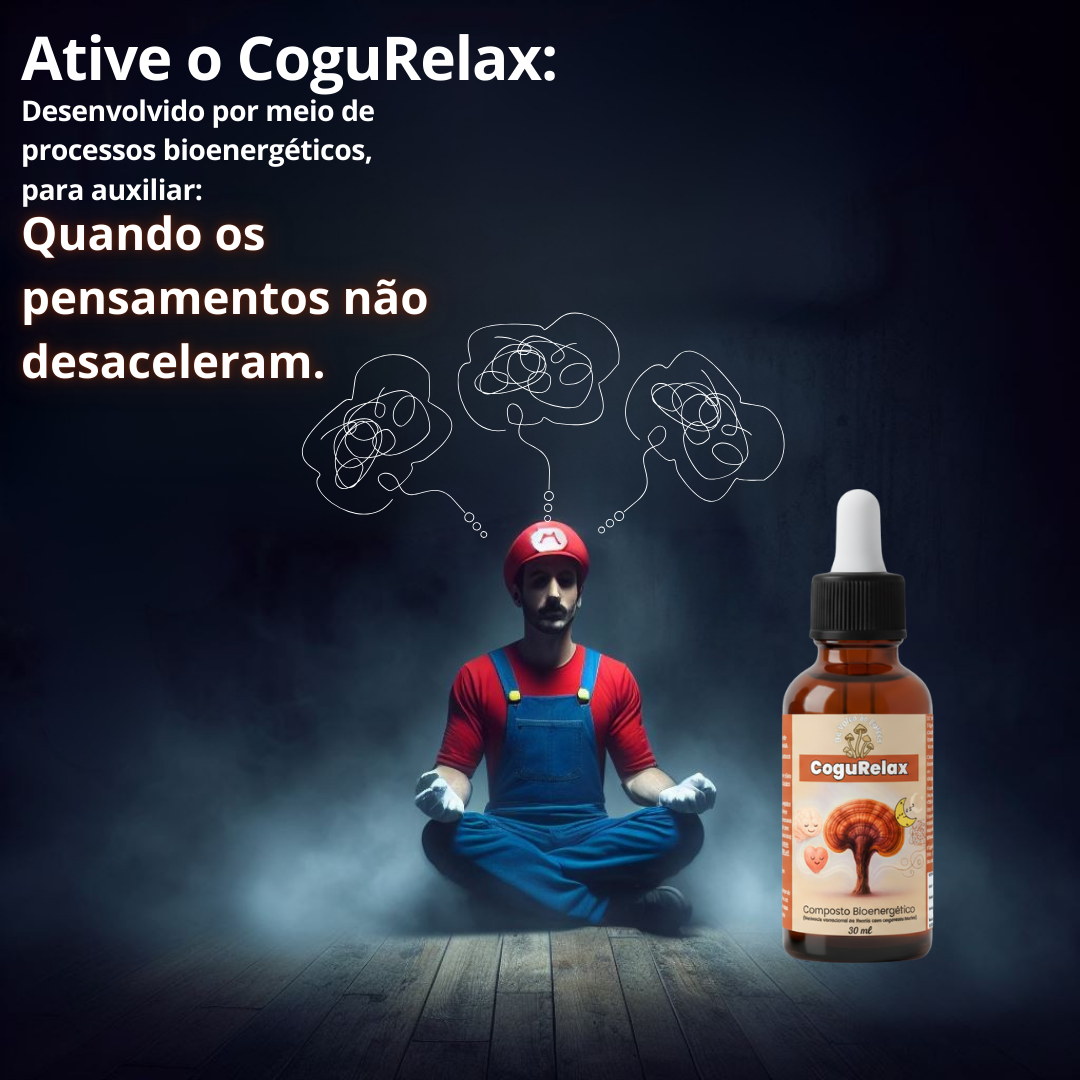 CoguRelax (Composto Bioenergético) Cogumelo Reishi – 30 ml