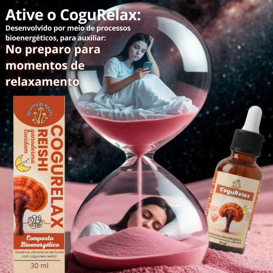CoguRelax (Composto Bioenergético) Cogumelo Reishi – 30 ml