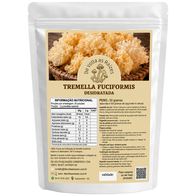 Cogumelo Tremella Desidratado 50 g
