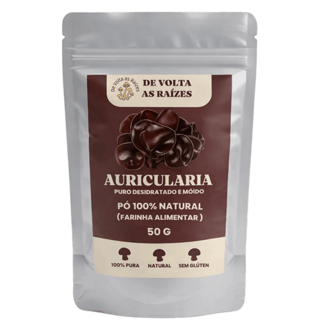 Seta Oreja de Judas (Auricularia auricula-judae) 100% Pura Molida 50 g (harina)