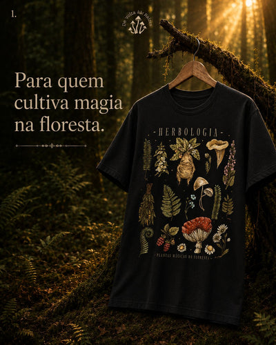Camiseta Herbologia & Cogumelos