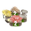 6 un - 2 branco 2 salmão 1 phoenix 1 citrino