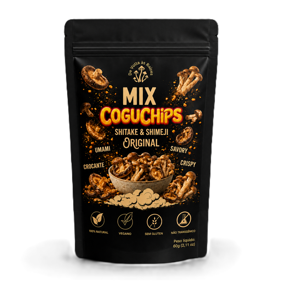 Mix CoguChips - Shiitake & Shimeji Crocante 60g