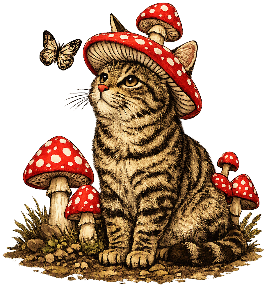 Camisa Gato de Chapéu