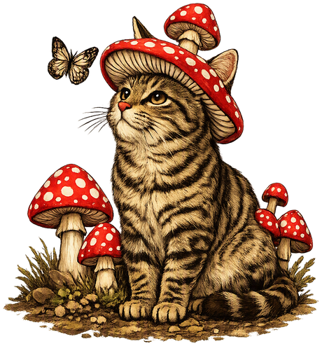 Camisa Gato de Chapéu