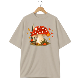 Camiseta Oversized Cogumelo Amanita Gigante