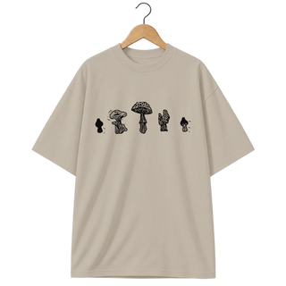Camiseta Oversized Cogumelo Cinco Passos