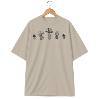 Camiseta Oversized Cogumelo Cinco Passos