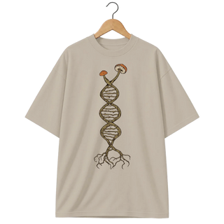 Camiseta Oversized Cogumelo Código das Raízes